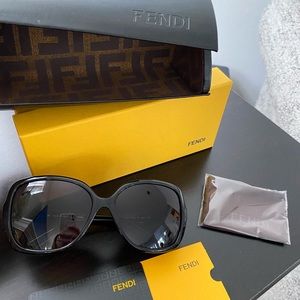 Fendi Woman’s 56mm Havana Sunglasses